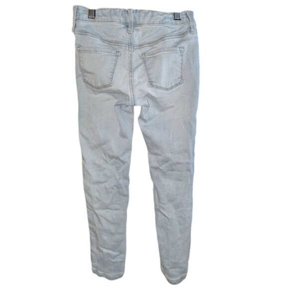 🐲3 FOR $9🦄 Old Navy Rockstar Super Skinny Mid Rise Light Wash Rinse Jeans Pant - Picture 2 of 2